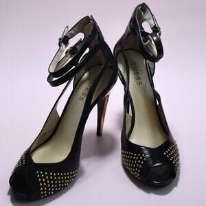 GUESS Women's  Peep Toe Mary Jane Size 8M